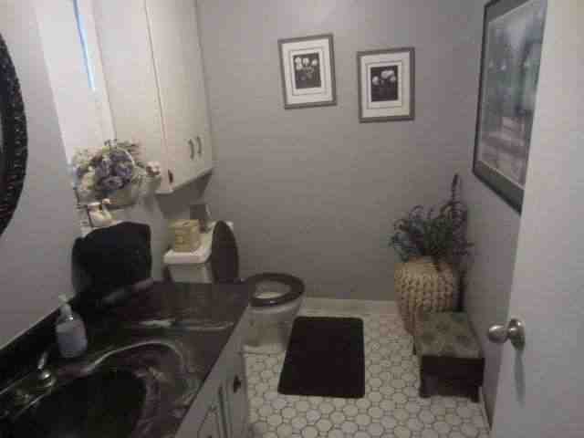 bathroom before renovations funded by hard money loan in paramus nj