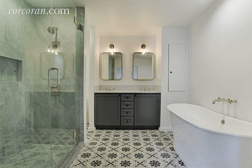 Brooklyn bathroom after renovations funded by a ny private hard money lender