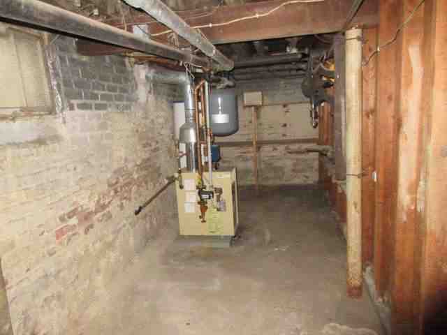 Basement before renovations funded by a private lender in new york