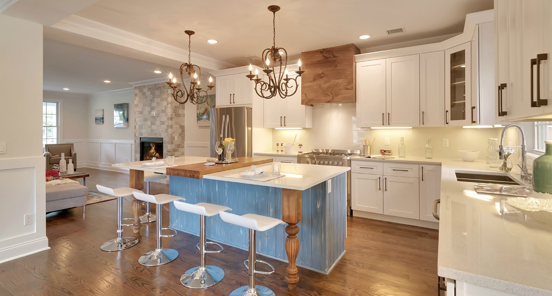 Kitchen after private loan funded renovation