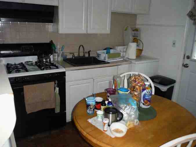 Kitchen before renovations funded by hard money lender in Montclair NJ