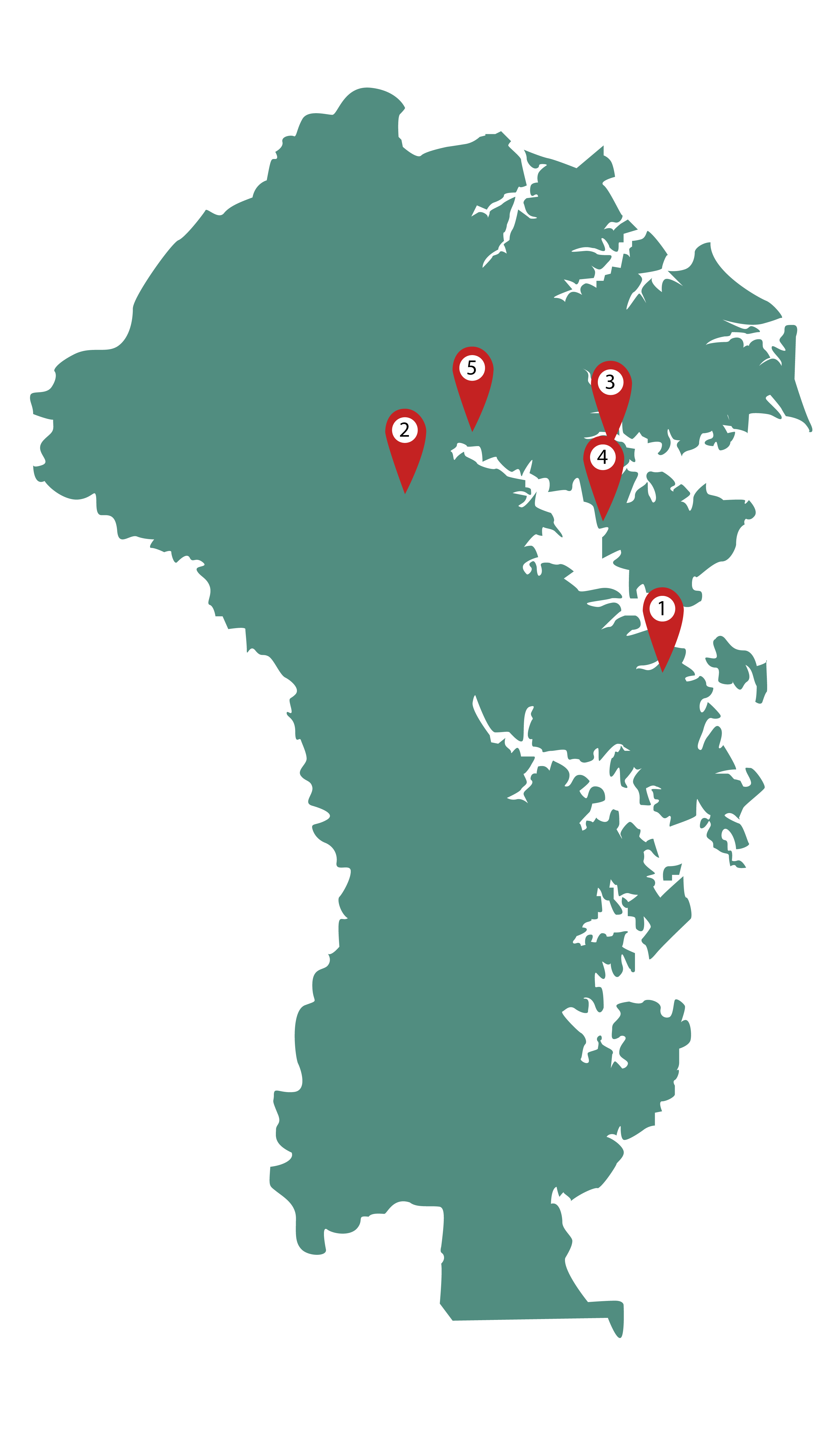 Anne Arundel School Map