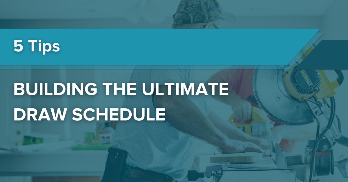 5 Tips For Building The Ultimate Draw Schedule