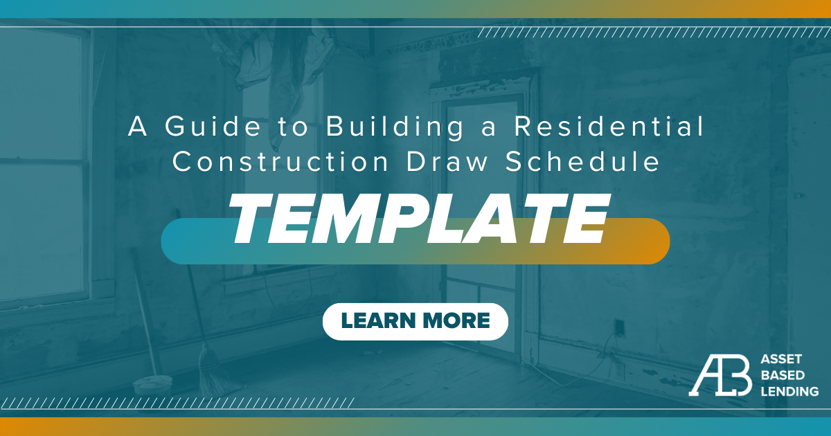 A Guide to Building a Residential Construction Draw Schedule Template